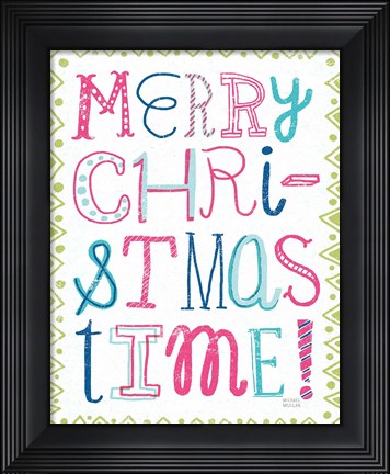 Framed Merry Christmastime Bright Print