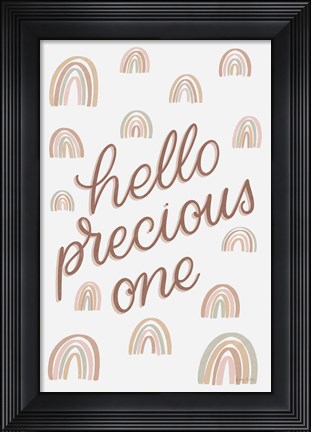 Framed Boho Nursery X Print