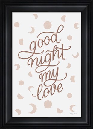 Framed Boho Nursery VI Print