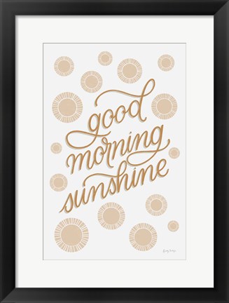 Framed Boho Nursery V Print