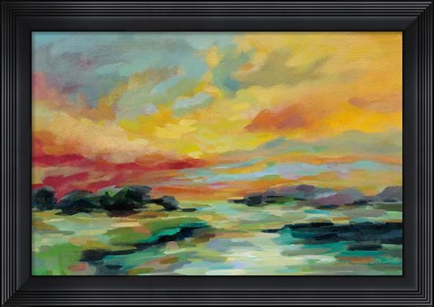 Framed July Sunset Print