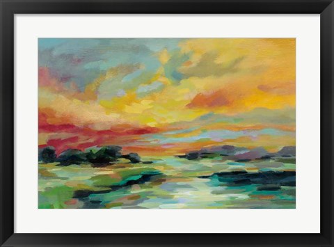 Framed July Sunset Print