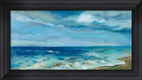 Framed Ocean Waves Print
