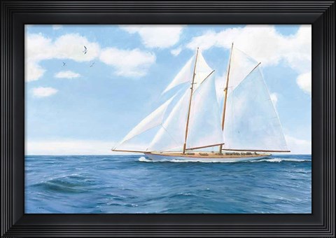 Framed Majestic Sailboat Print