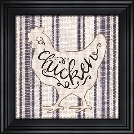 Framed Chicken Print