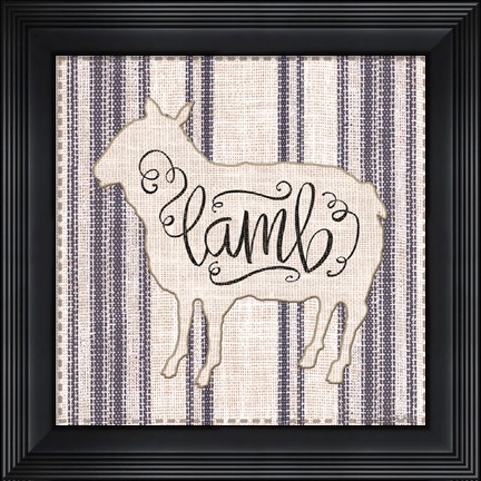 Framed Lamb Print