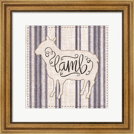 Framed Lamb Print