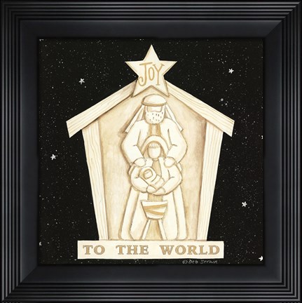 Framed Joy Manger Print