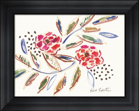 Framed Lipstick &amp; Blush Print