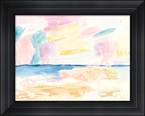 Framed Memories of Beach Time Print