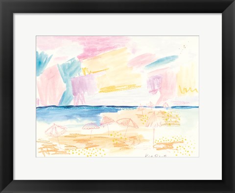 Framed Memories of Beach Time Print