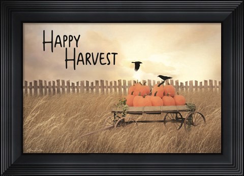 Framed Happy Harvest Print