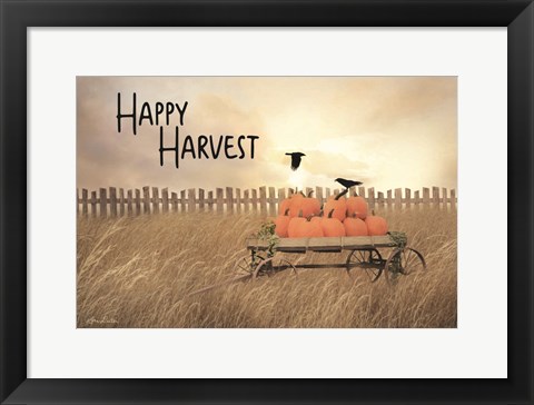 Framed Happy Harvest Print