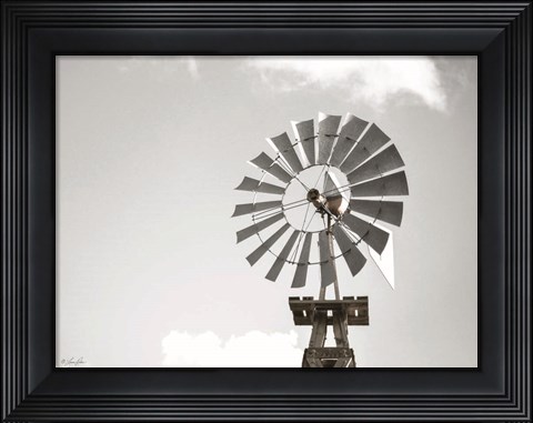 Framed Windmill Print