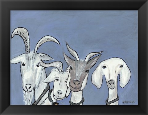 Framed Goats Print