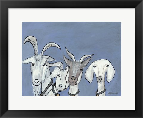 Framed Goats Print