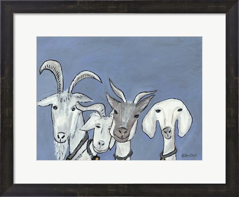 Framed Goats Print
