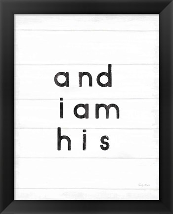 Framed Words of Encouragement VIII on White Wood Print