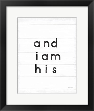 Framed Words of Encouragement VIII on White Wood Print
