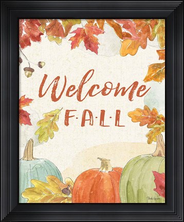 Framed Falling for Fall VI v2 Print
