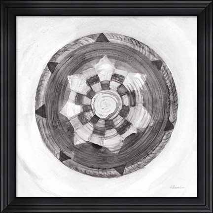 Framed Woven Beauty IV BW Print