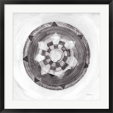 Framed Woven Beauty IV BW Print