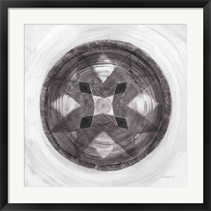 Framed Woven Beauty III BW Print