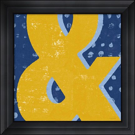Framed Punctuated Square II Bright Print