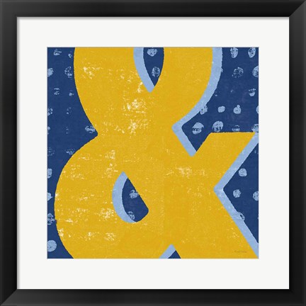 Framed Punctuated Square II Bright Print