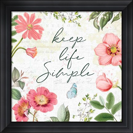 Framed Studio Botanicals IV Green Print