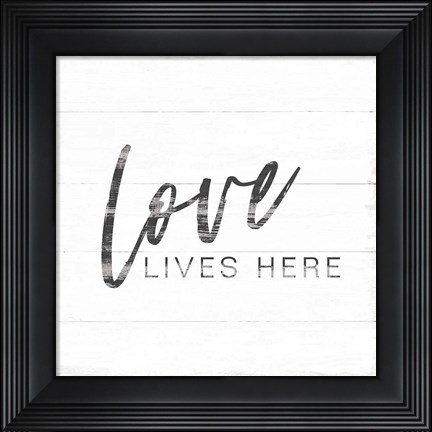 Framed Home Inspiration II Print