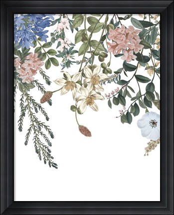 Framed Hanging Floral II Print