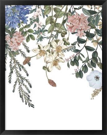 Framed Hanging Floral II Print