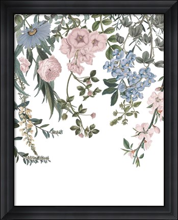 Framed Hanging Floral I Print