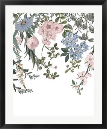 Framed Hanging Floral I Print