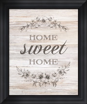 Framed Home Sweet Home Print