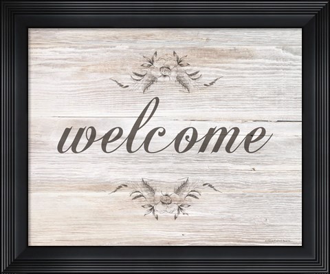 Framed Welcome Print