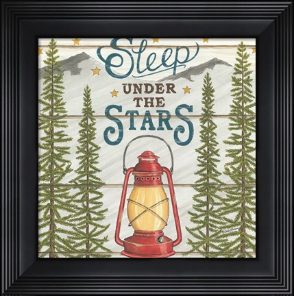 Framed Sleep Under the Stars Print