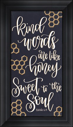 Framed Kind Words Print