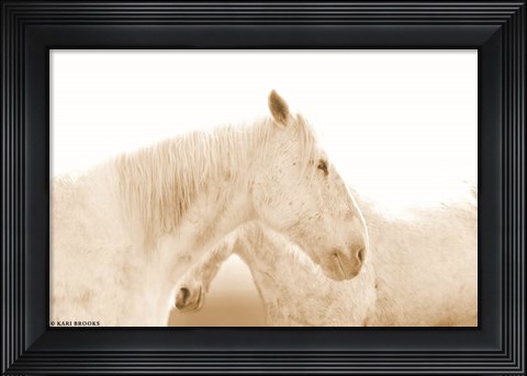 Framed White Out Print