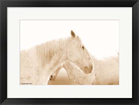 Framed White Out Print