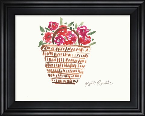 Framed Saturdays at the Farmer&#39;s Market Print