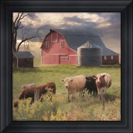 Framed Wyoming Sunset Print