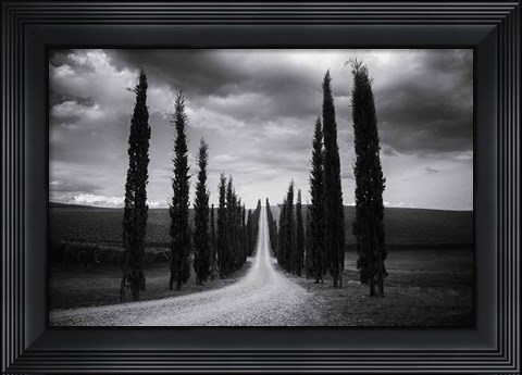 Framed Travelling in Tuscany Print