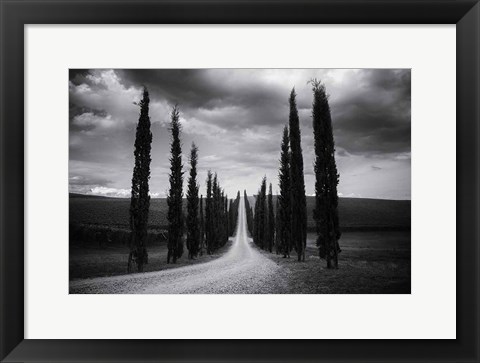 Framed Travelling in Tuscany Print