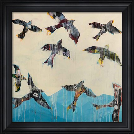 Framed Ravens Rising Print