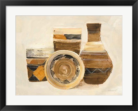 Framed Desert Still Life I Print