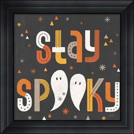 Framed Retro Halloween III Print