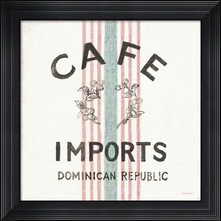 Framed Wake Me Up Coffee Sack II Print