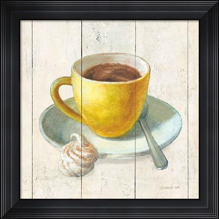 Framed Wake Me Up Coffee IV Print